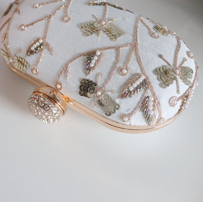 Zahra Embellished Clutch Bag