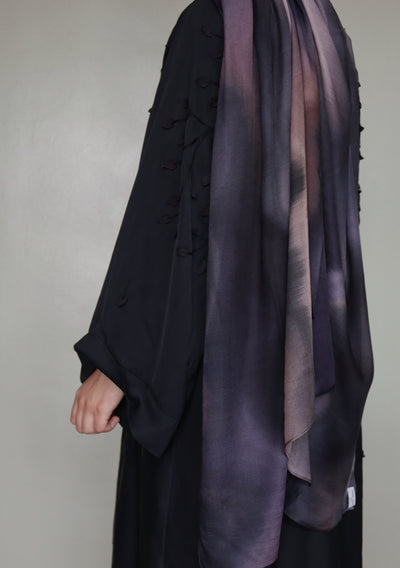 Printed Modal Hijab | Dusky Violet