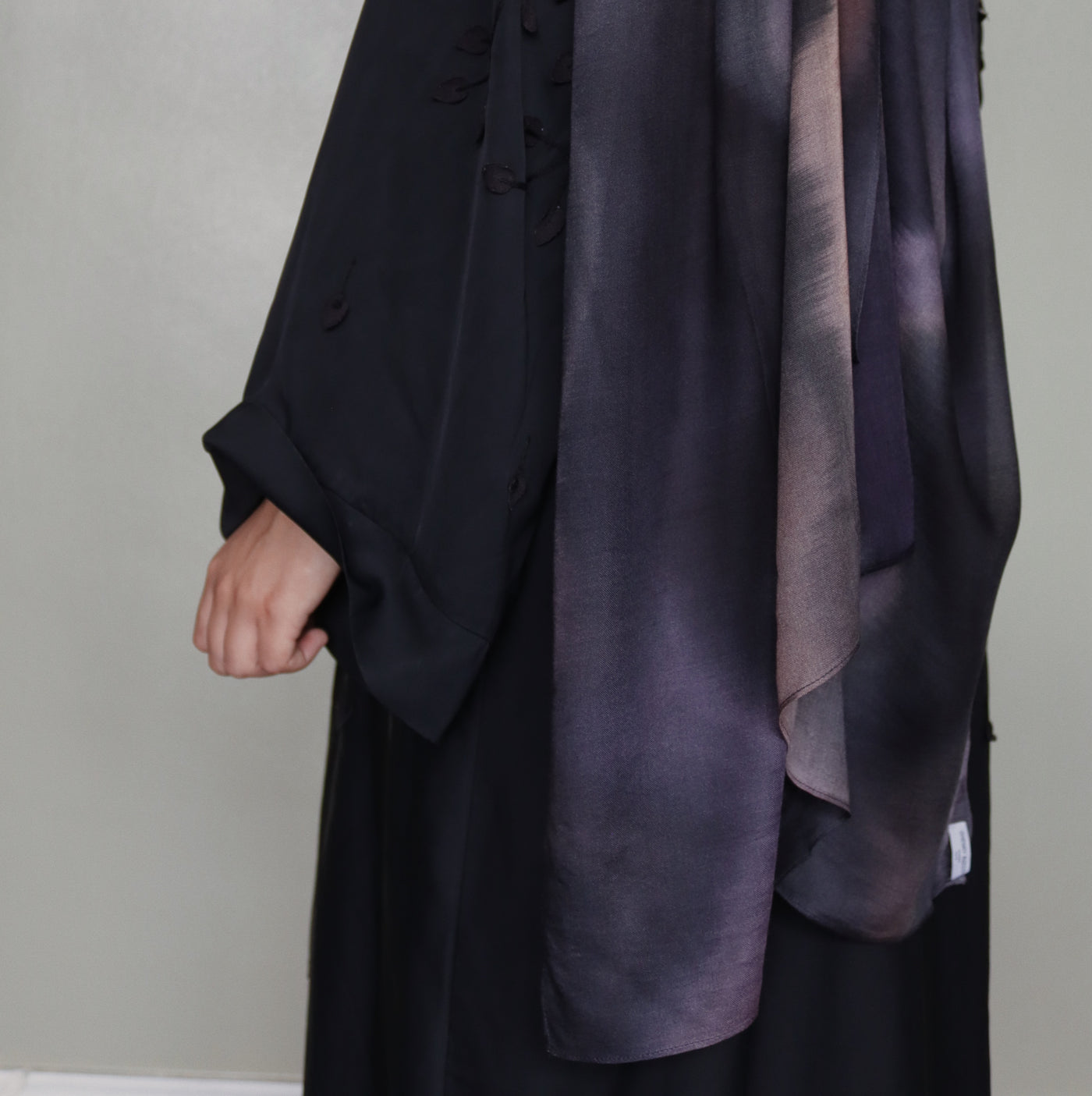 Printed Modal Hijab | Dusky Violet