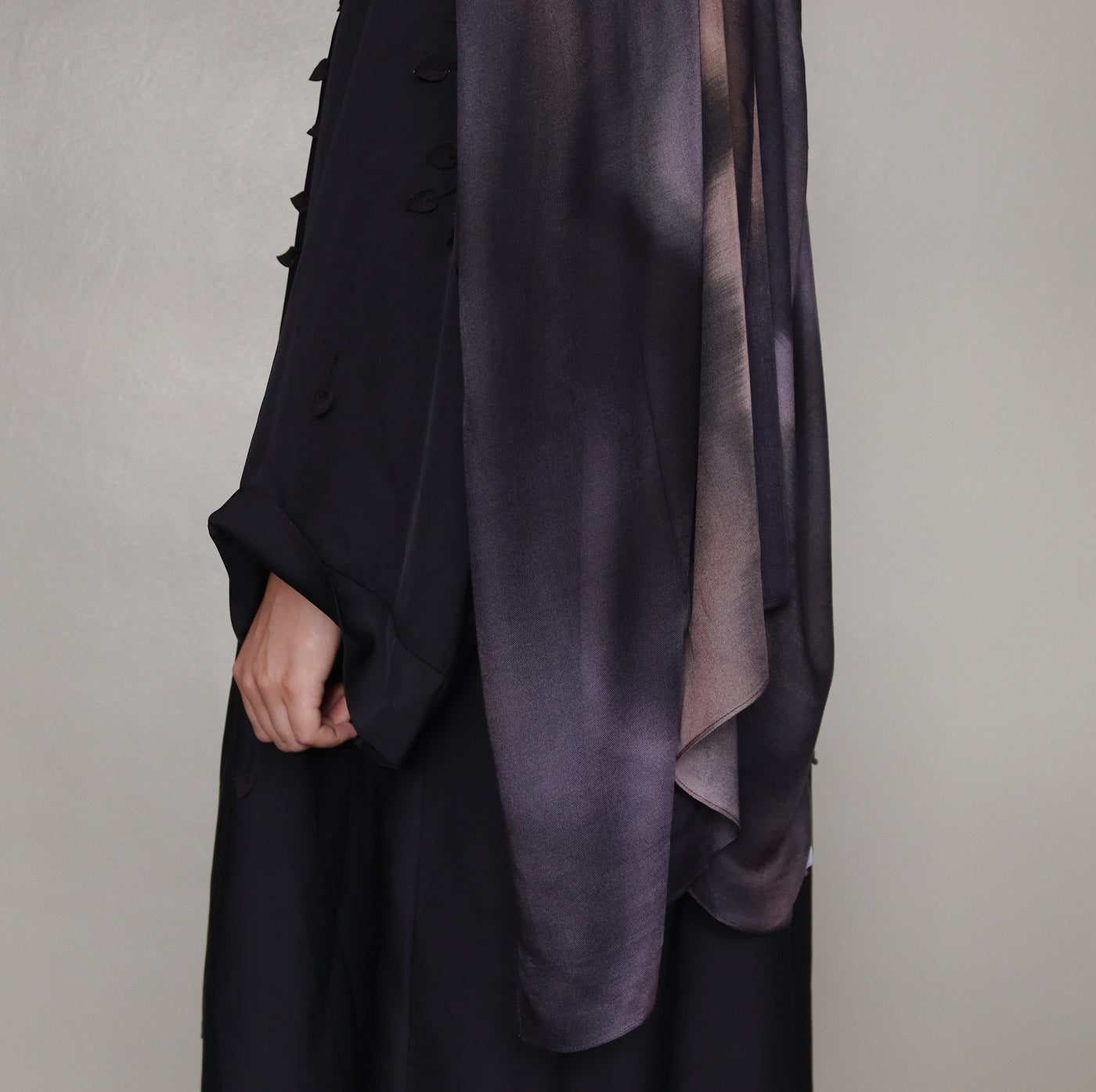 Printed Modal Hijab | Dusky Violet