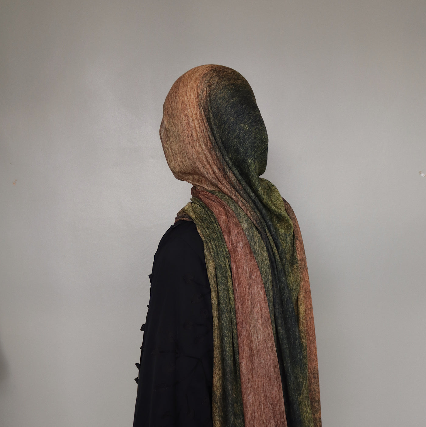 Printed Modal Hijab | Olive Meadow