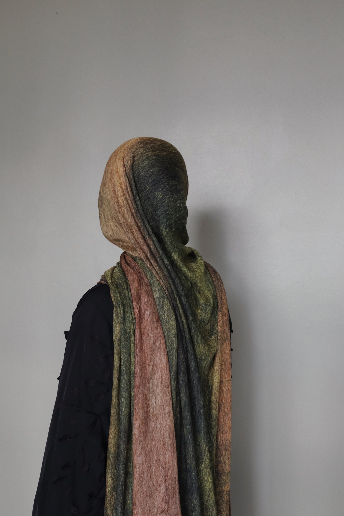 Printed Modal Hijab | Olive Meadow