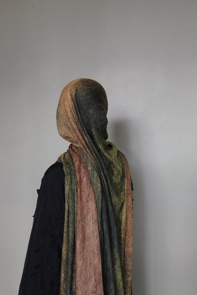 Printed Modal Hijab | Olive Meadow