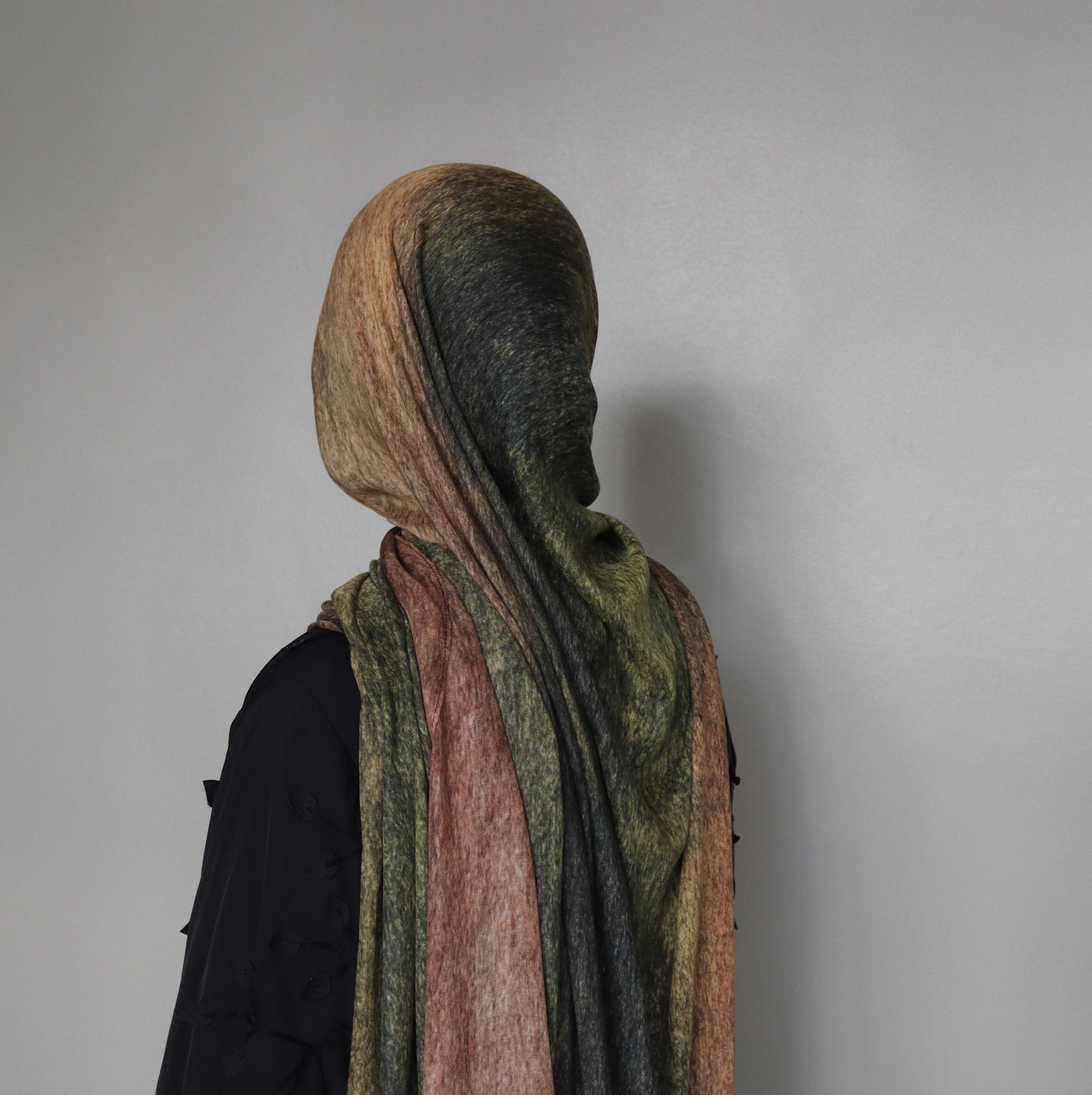Printed Modal Hijab | Olive Meadow