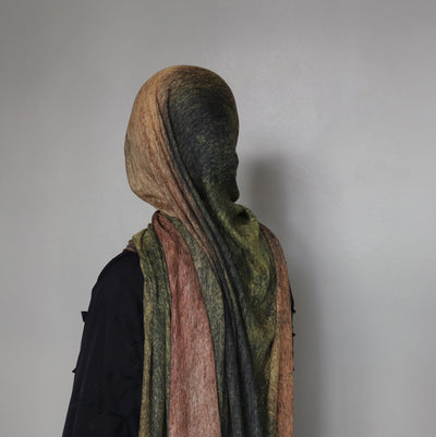Printed Modal Hijab | Olive Meadow