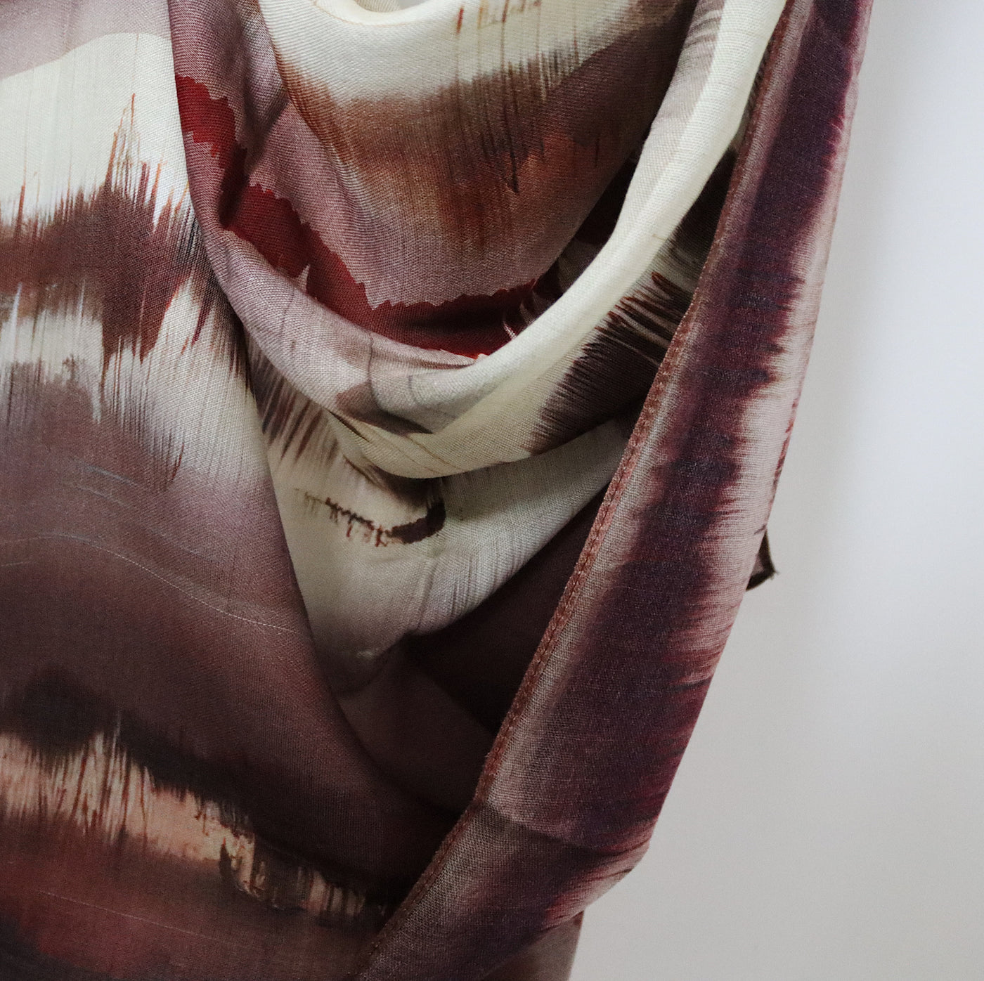 Printed Modal Hijab | Raspberry Ripple