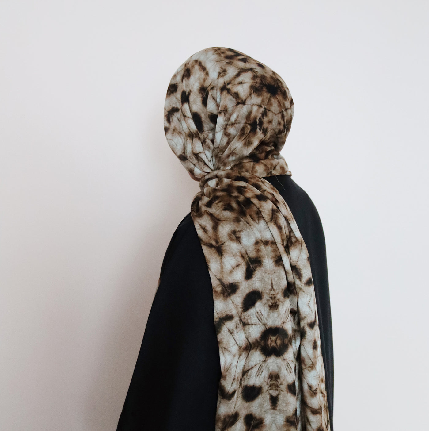 Printed Modal Hijab | Sage Tie Dye