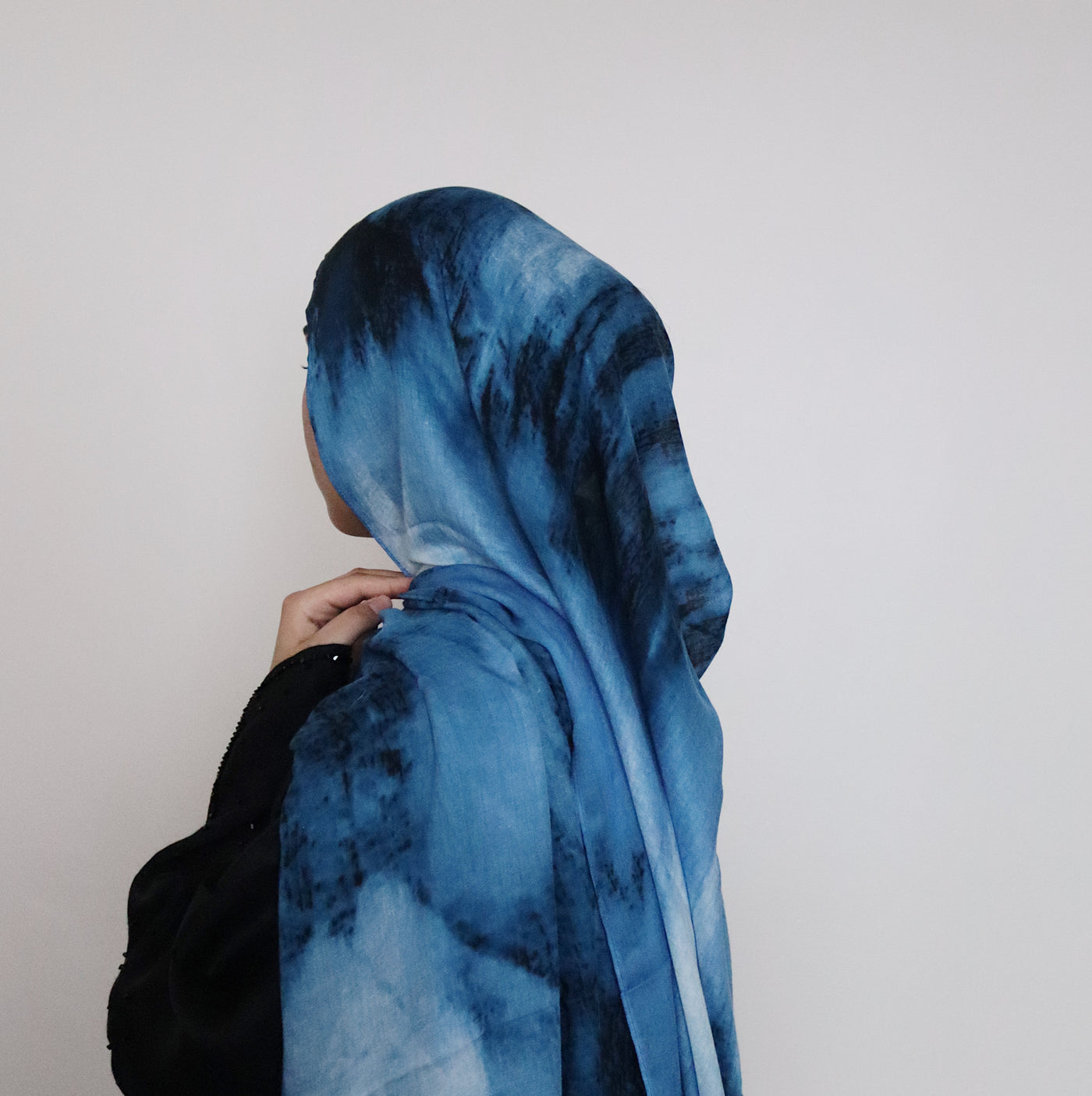 Printed Modal Hijab | Nordic Sky