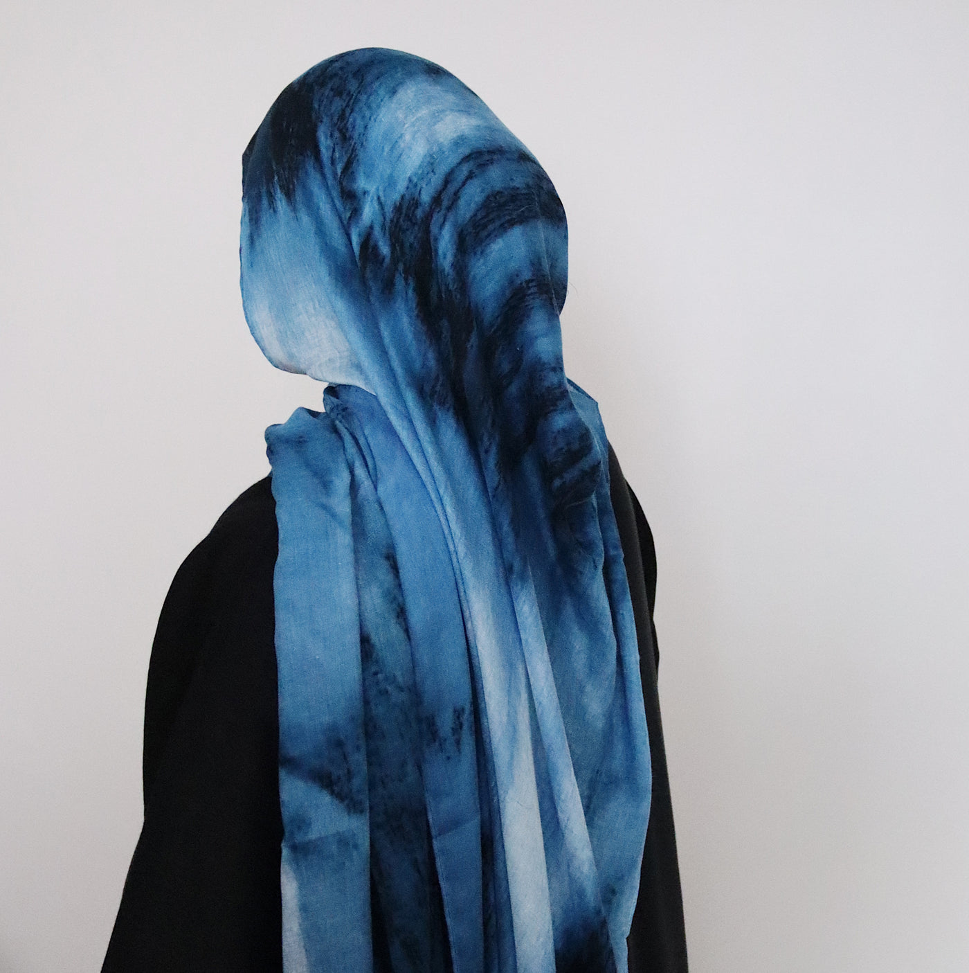 Printed Modal Hijab | Nordic Sky