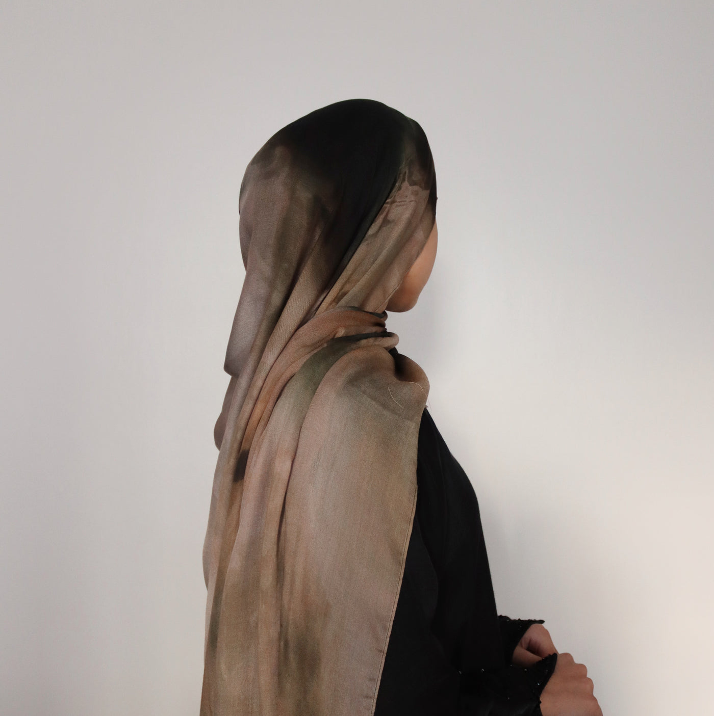 Printed Modal Hijab | Rainforest Brown