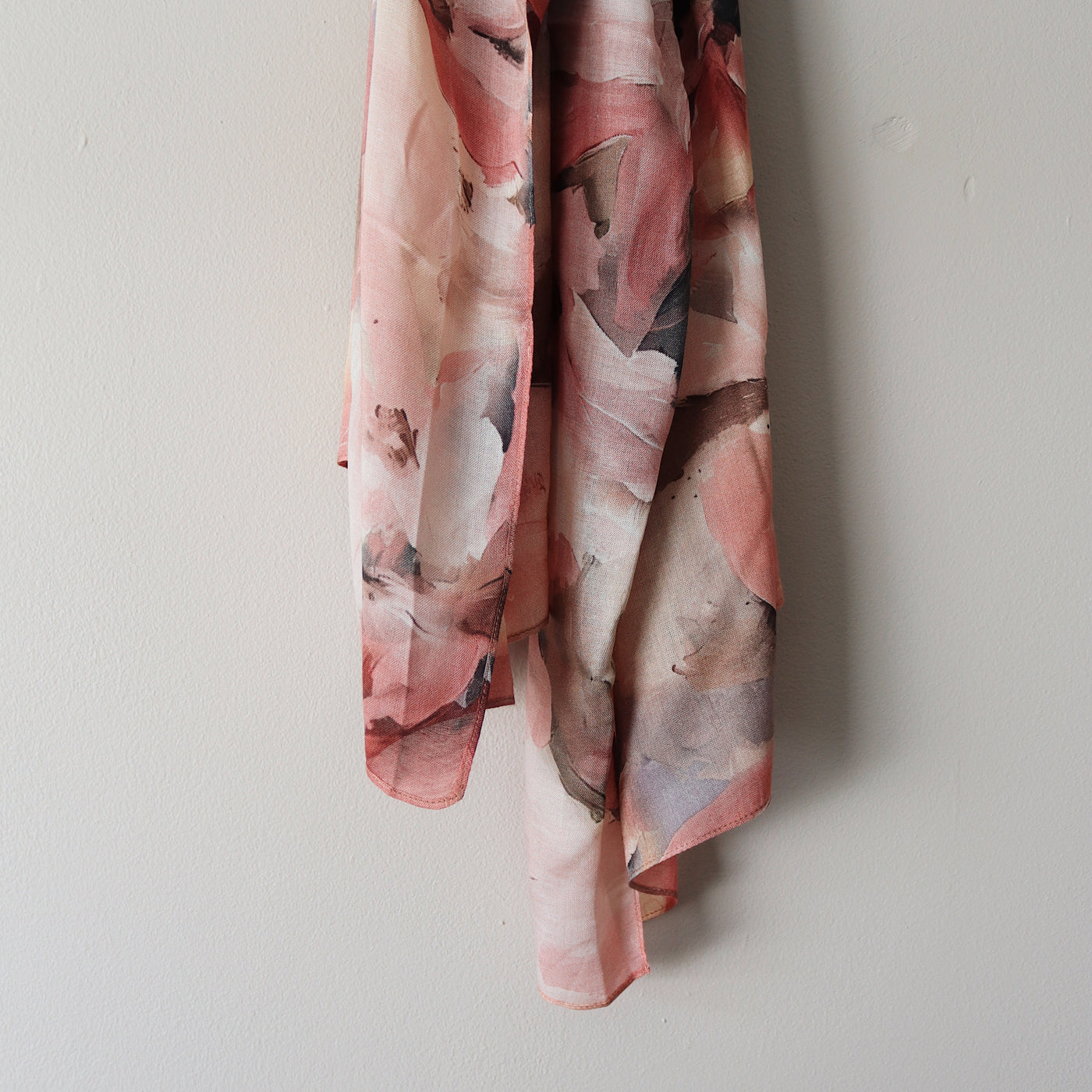 Printed Modal Hijab | Rosewood Bloom