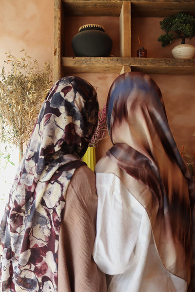 Printed Modal Hijab | Mulberry Garden