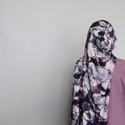 Printed Modal Hijab | Mulberry Garden