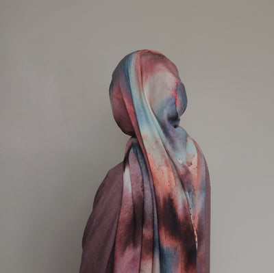 Printed Modal Hijab | Rosewater Dreams