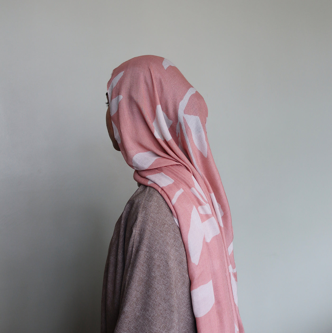 Printed Modal Hijab | Blossom Pink