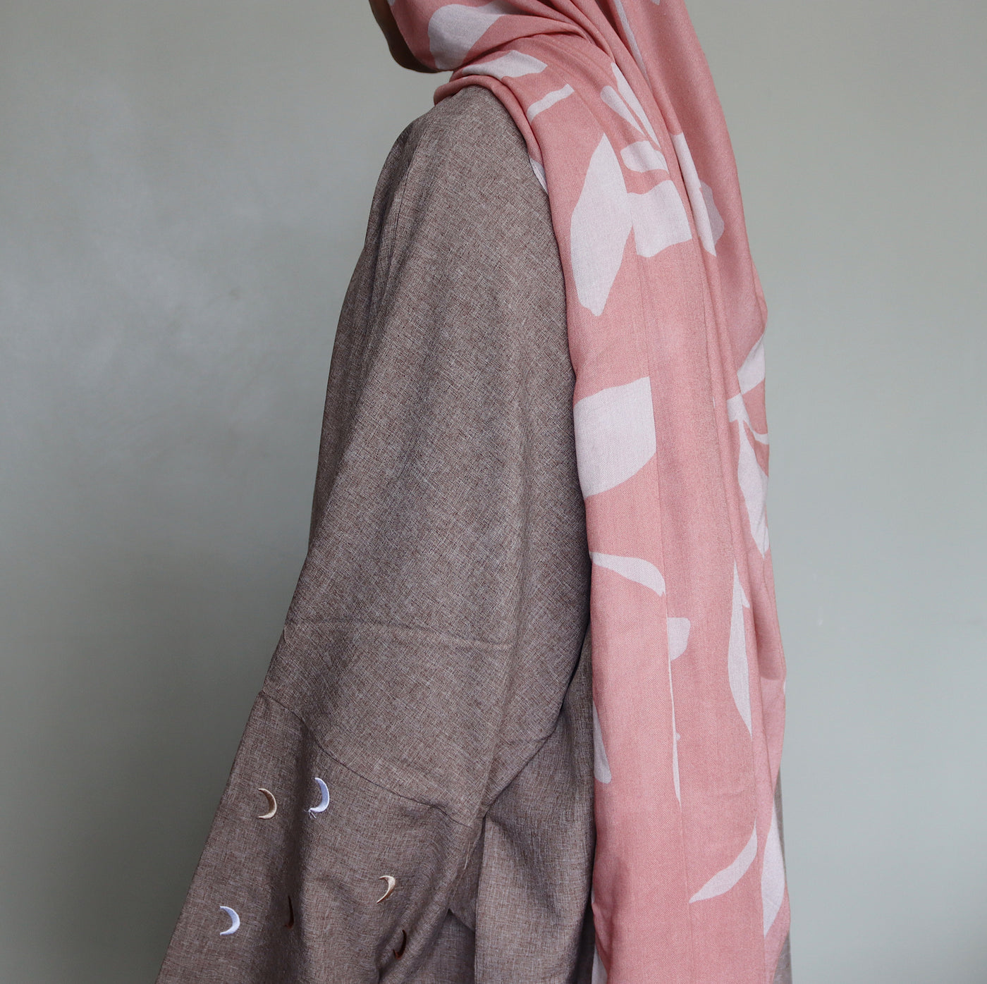 Printed Modal Hijab | Blossom Pink