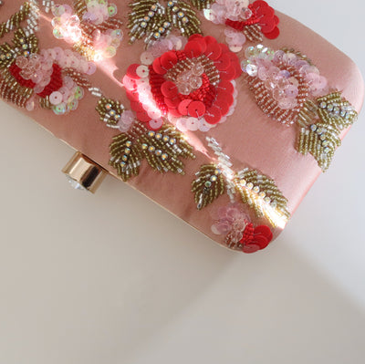 Basma Hand Embellished Clutch Bag