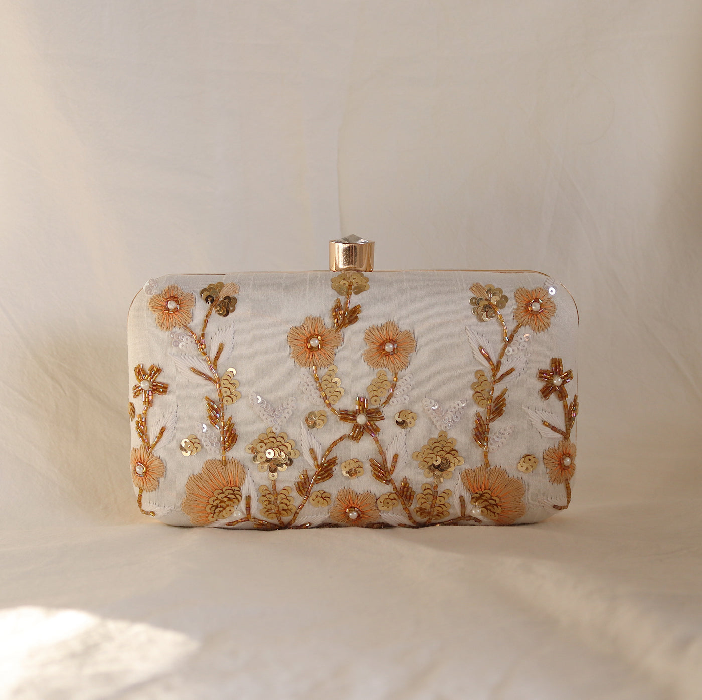 Rawdha Hand Embellished Clutch Bag