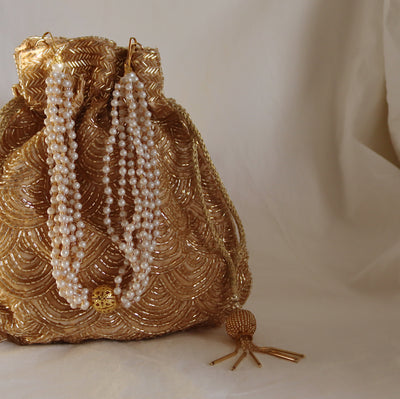 Hana Embellished Potli Bag