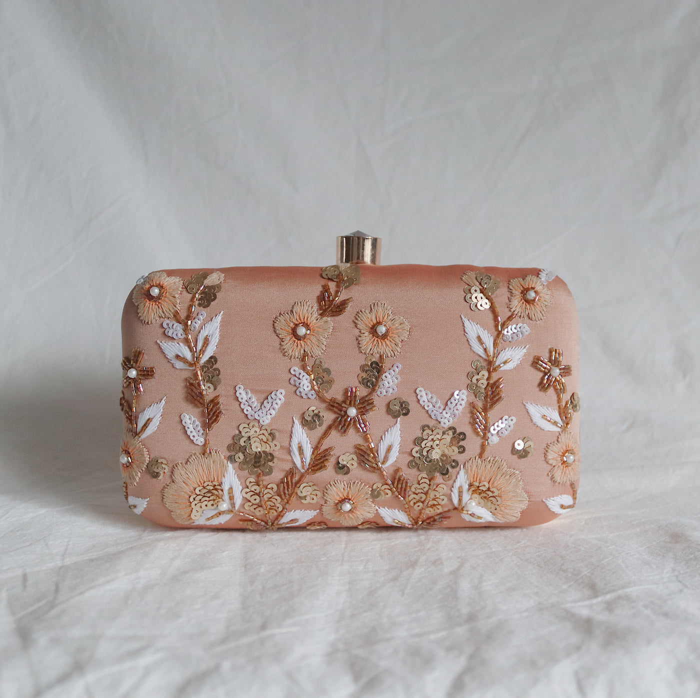 Maha Hand Embellished Clutch Bag - Defective