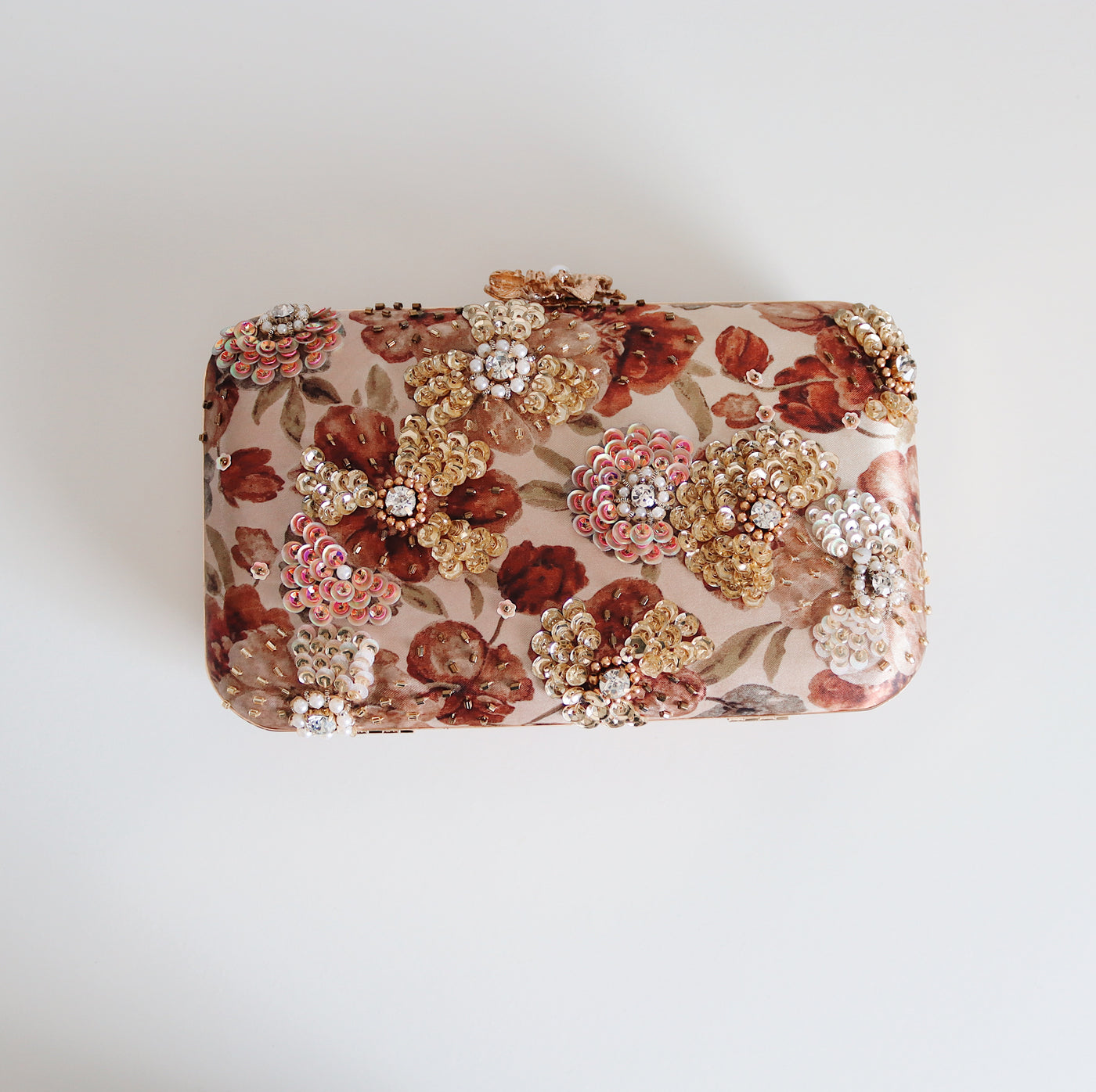 Vintage Garden Bloom Clutch Bag