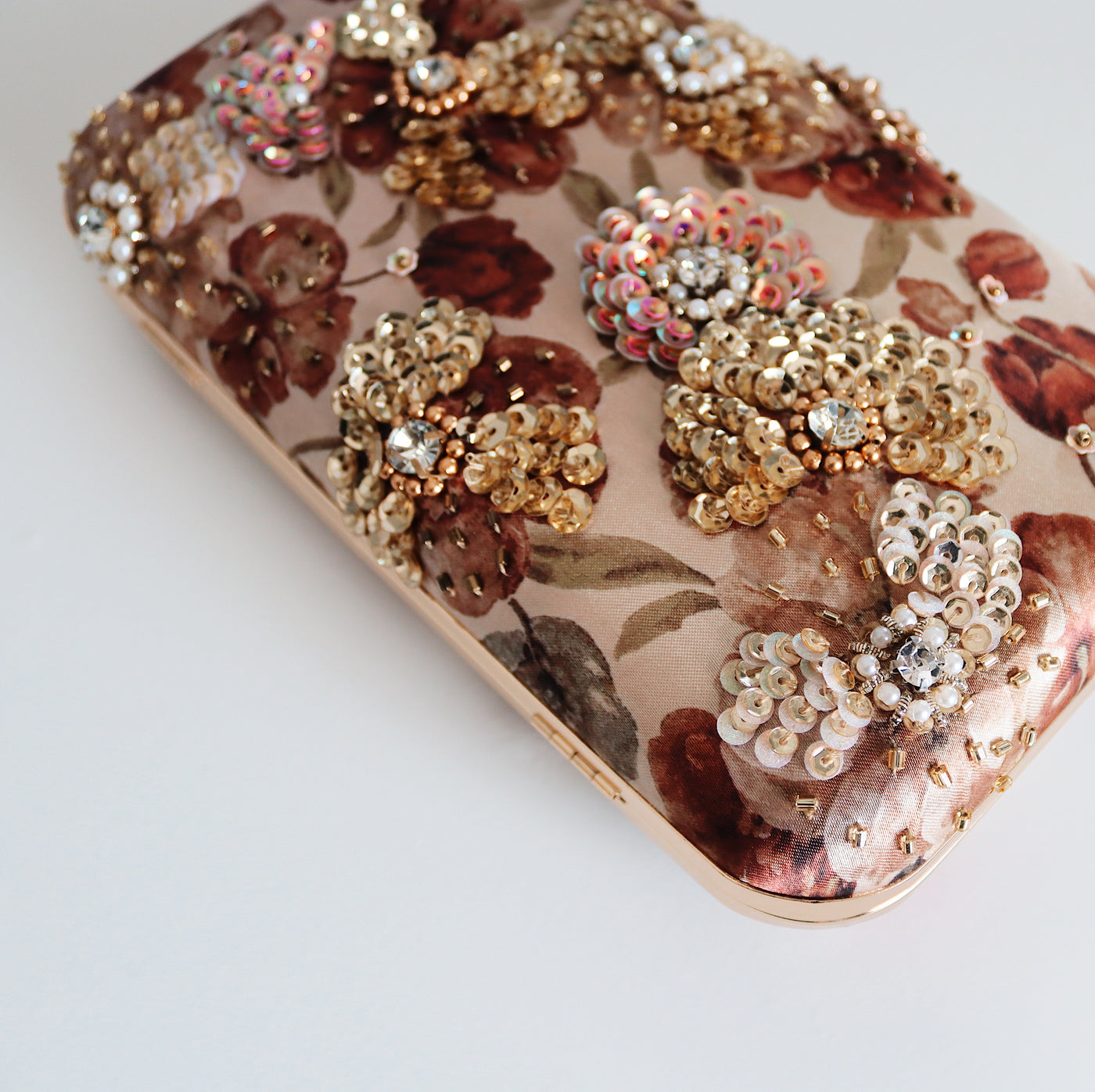 Vintage Garden Bloom Clutch Bag