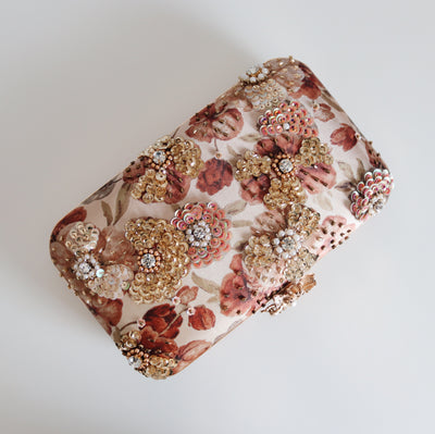 Vintage Garden Bloom Clutch Bag