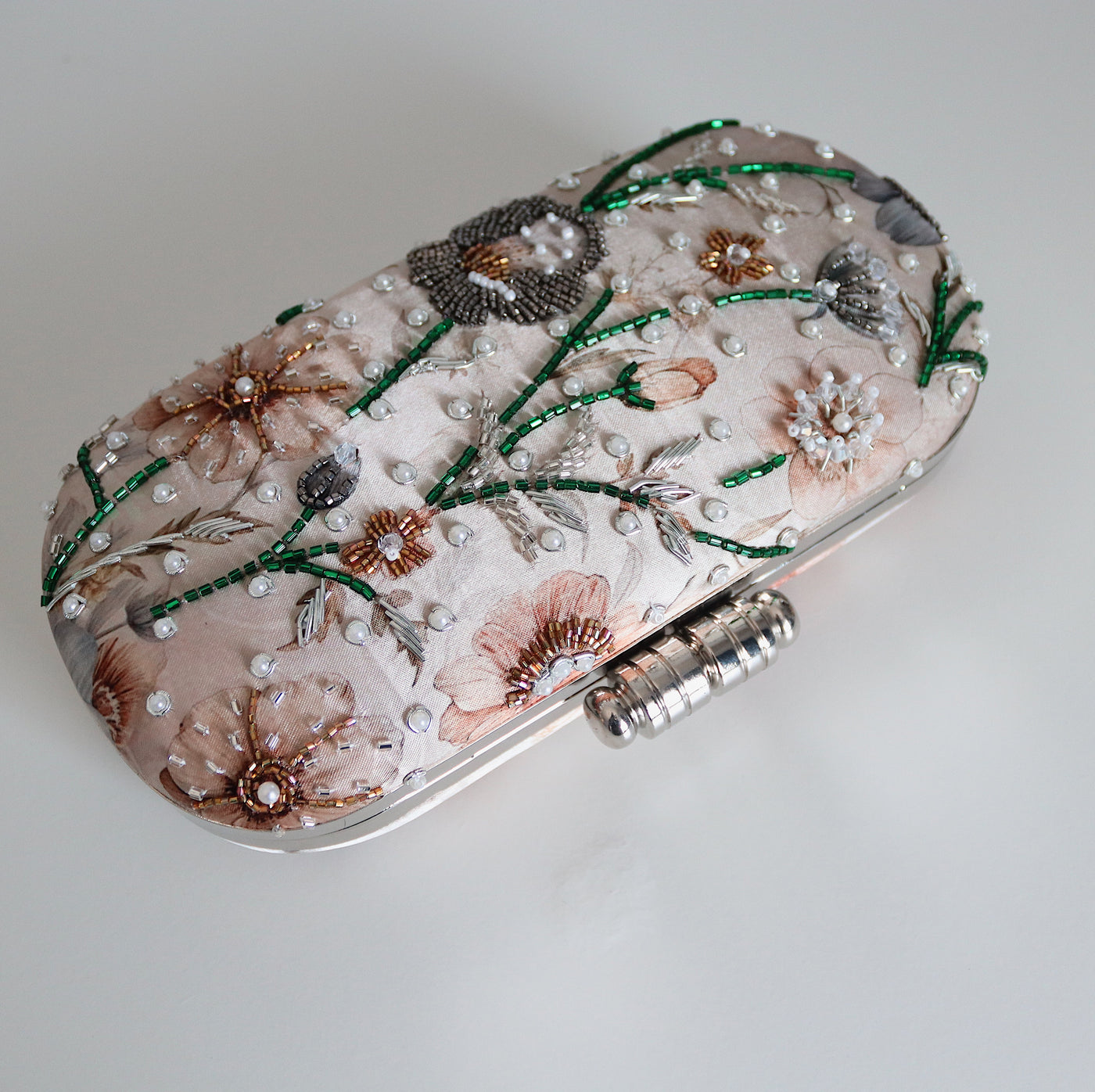 Whispering Garden Embellished Clutch Bag