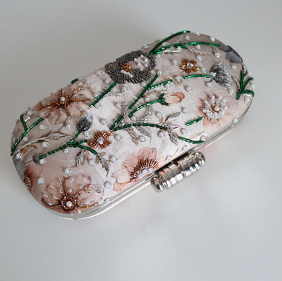 Whispering Garden Embellished Clutch Bag