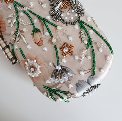 Whispering Garden Embellished Clutch Bag