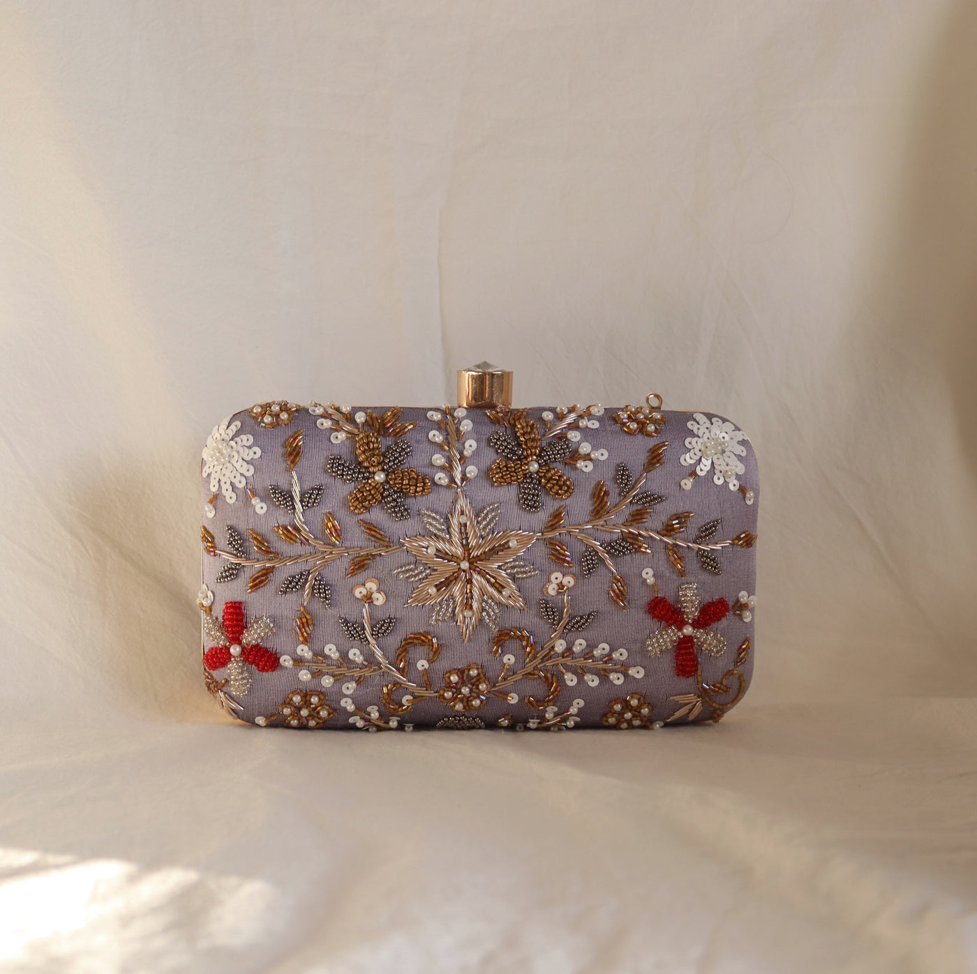 Arwa Hand Embellished Clutch Bag