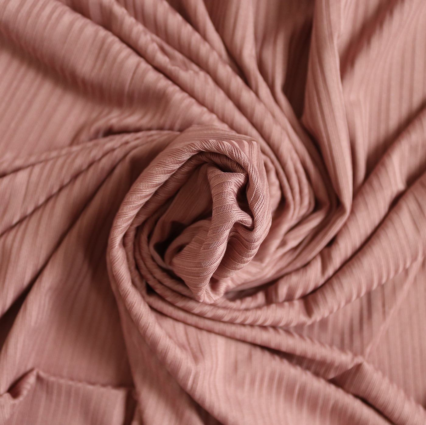 Ribbed Jersey Hijab | Musk Pink