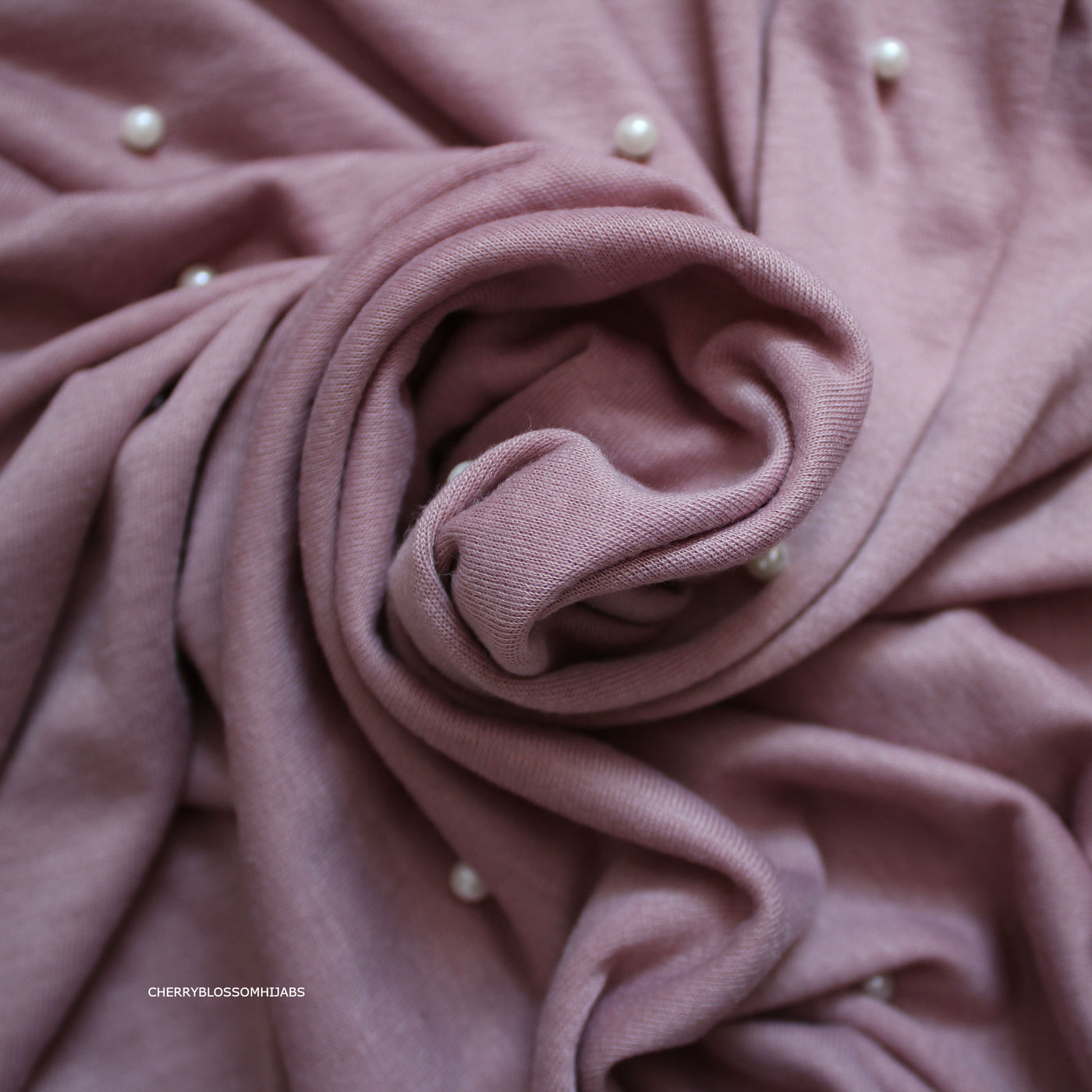 MAUVE PEARL JERSEY HIJAB